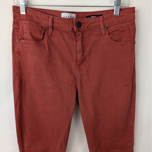 Parker Smith Rust Skinny Jeans Premium Denim Women's Size 30 - Picture 2 of 10